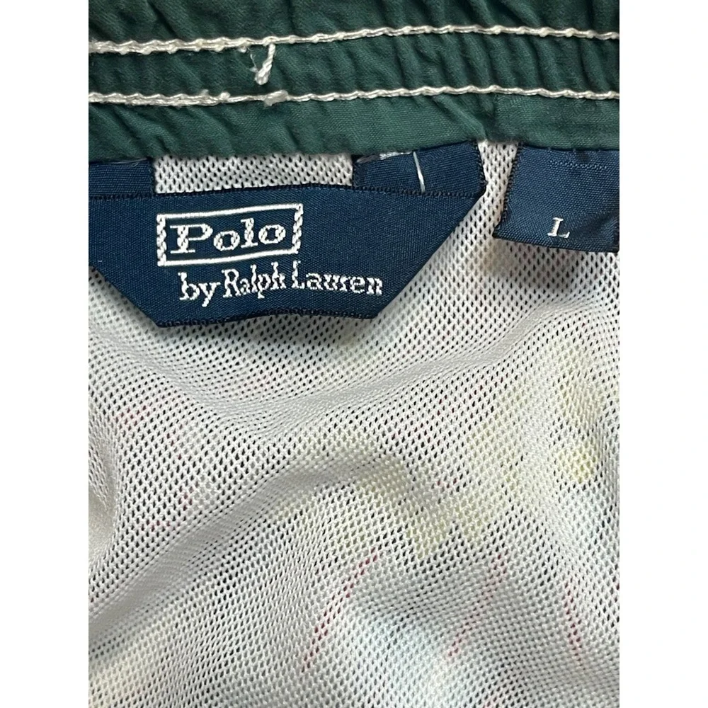 Polo Ralph Lauren Mens Green Tropical Floral Ukulele Swim Trunks Large L